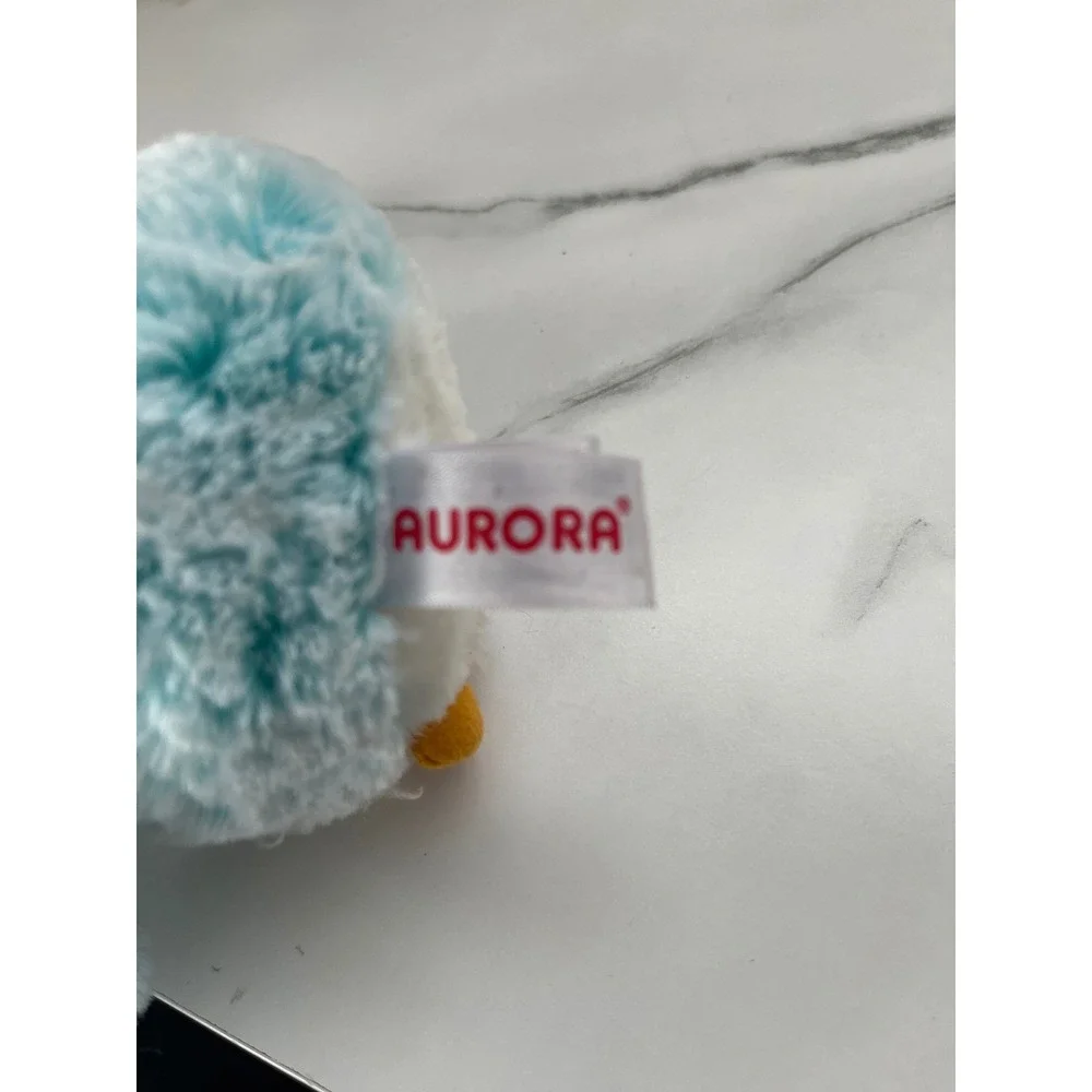 Aurora World Plush Penguin Stuffed Animal Toy Blue White Small